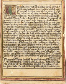 Exhortation Against Avarice, c. 1470/1475. Creator: Unknown.