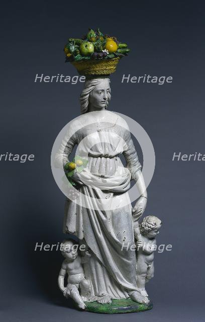 Dovizia (Plenty), c. 1520-1529. Creator: Giovanni della Robbia (Italian, 1469-1529/30).