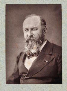 Portrait of Félix de Vuillefroy-Cassini (1841-1916), 1882. Creator: Godet, Anatole Louis (1839-1887).