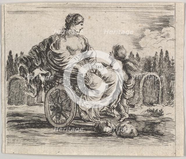 Venus, from 'Game of Mythology' (Jeu de la Mythologie), 1644. Creator: Stefano della Bella.