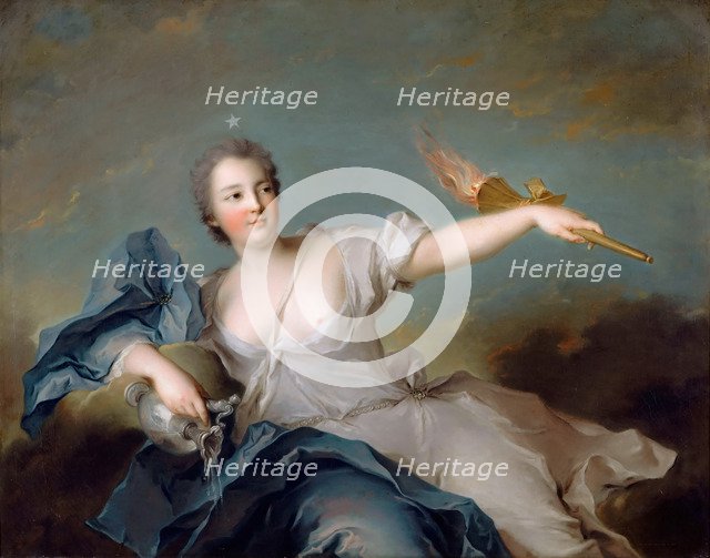 Marie-Anne de Nesle, marquise de La Tournelle, duchesse de Châteauroux (1717-1744). Artist: Nattier, Jean-Marc (1685-1766)