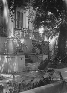 Residence in the Garden District, New Orleans, between 1920 and 1926. Creator: Arnold Genthe.