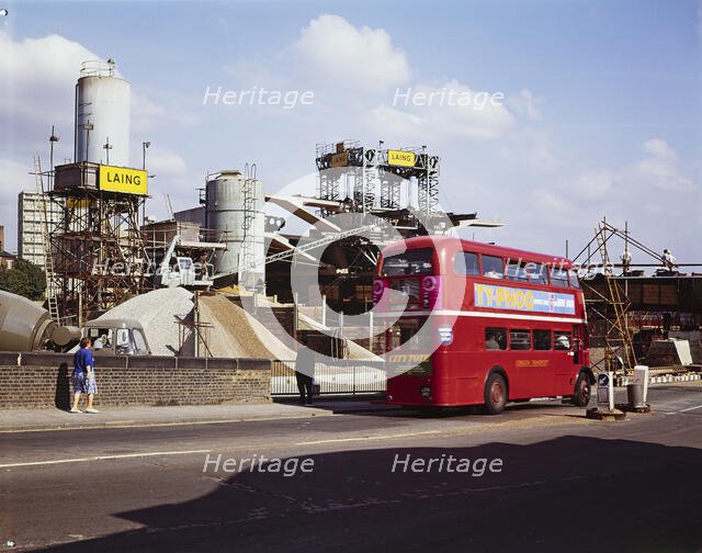 Westway Flyover, A40, Paddington, City of Westminster, London, 01/08/1969. Creator: John Laing plc.