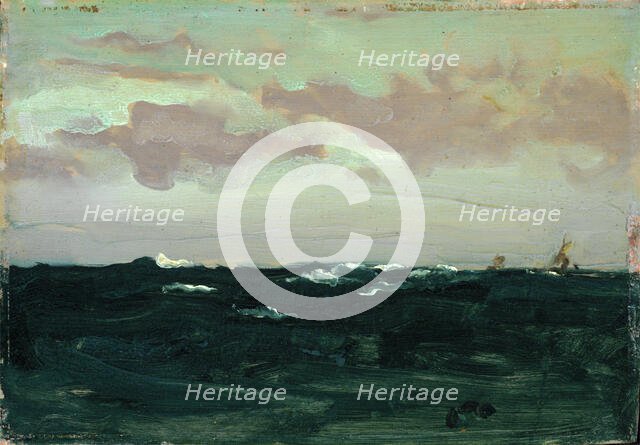 Violet and Blue: Among the Rollers, c1893. Creator: James Abbott McNeill Whistler.