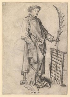 St. Lawrence, ca. 1435-1491. Creator: Martin Schongauer.