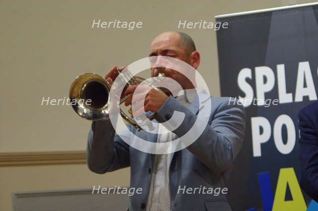 Chris Coull, Eastbourne Jazz Festival, Leaf Hall, Eastbourne, East Sussex, 30 Sep 2018.  Creator: Brian O'Connor.