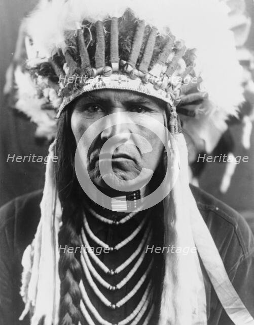 A typical Nez Percé, c1910. Creator: Edward Sheriff Curtis.