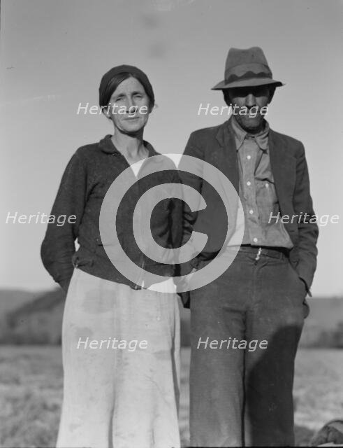 Refugees from the 1936 drought, came to California for a new start, 1937. Creator: Dorothea Lange.