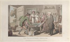 The Gross of Green Spectacles, from "The Vicar of Wakefield", May 1817., May 1817. Creator: Thomas Rowlandson.