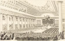 L'Ouverture des Etats-Generaux a Versailles, le 5 mars 1789, probably 1794. Creator: Antoine Jean Duclos.