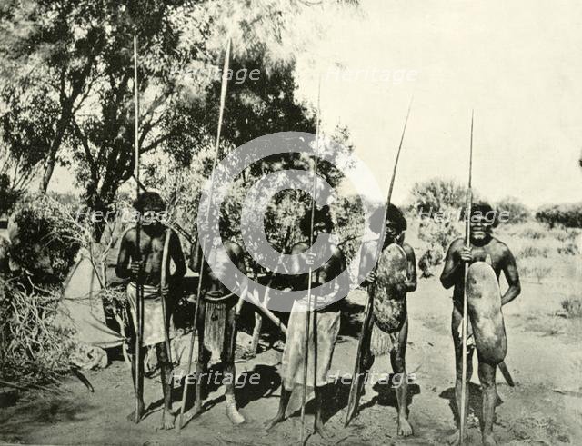 Group of Aboriginal Men, Queensland, Australia, 1901. Creator: Unknown.