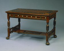 Center Table, c. 1875. Creator: Herter Brothers (American).