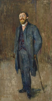 Karl Jensen-Hjell, 1885. Creator: Munch, Edvard (1863-1944).