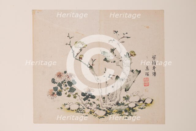 Page from Shi Zhu Zhai. Creator: Unknown.