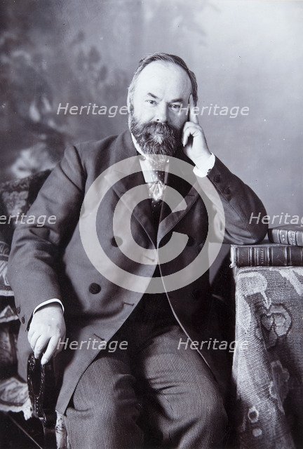 Pyotr Shchukin, Russian art collector, c1890-c1900. Artist: Andrei Osipovich Karelin