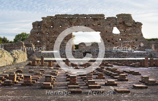Ruins of the baths, Wroxeter Roman City, Shropshire, c2000-c2017. Artist: Peter Williams.