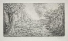 Landscape (Paysage). Creator: Alphonse Legros (French, 1837-1911).