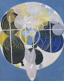 The Large Figure Paintings, No. 5, Group III, The Key to All Works to Date, The WU/Rose Series, 1907 Creator: Hilma af Klint (1862-1944).