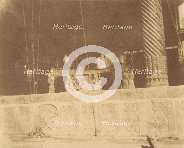 [Golestan Palace, Teheran, Iran] (Takht-i Marmor), 1840s-60s. Creator: Luigi Pesce.