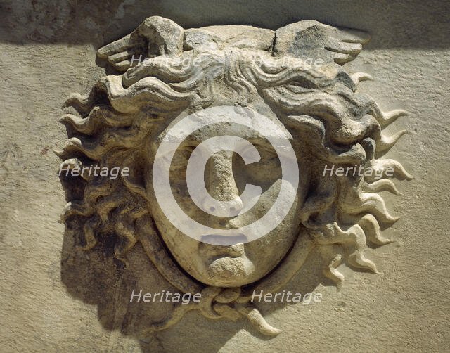 Medusa relief, Caria, Turkey. Creator: Unknown.