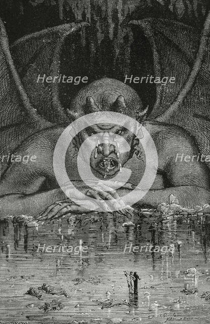 The Divine Comedy, (1307-1321): Inferno (Hell), 1888. Creator: Jean Edouard Dargent.