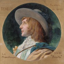 Portrait de Emile Dehelly (1871-1969), sociétaire de la Comédie-Française, dans le rôle..., 1909. Creator: Louis Edouard Paul Fournier.
