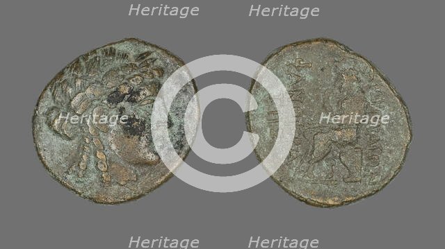 Coin Depicting the God Apollo, 2nd-1st century BCE. Creator: Unknown.