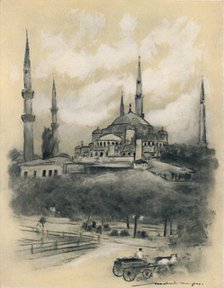 'Mosque of St. Sophia, Constantinople', 1903. Artist: Mortimer L Menpes.