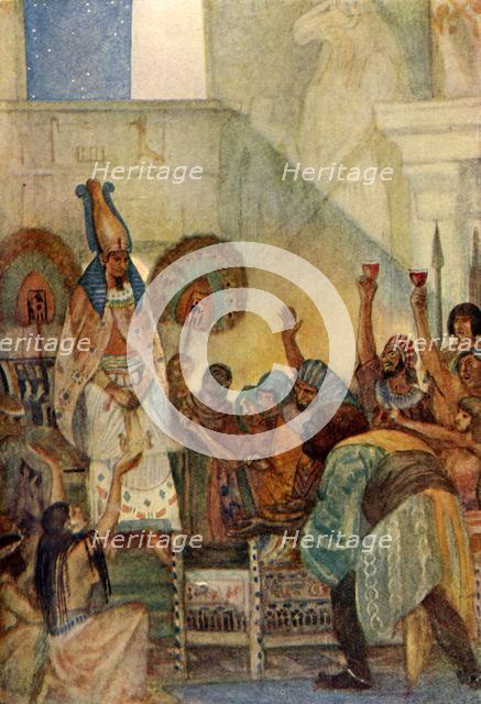 'Osiris beguiled into the Chest', 1915. Creator: Evelyn Paul.