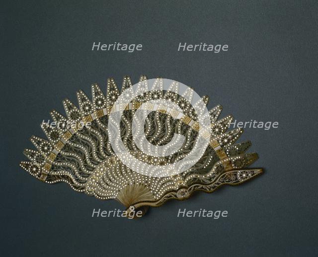 Brisé Fan, c. 1825. Creator: Unknown.