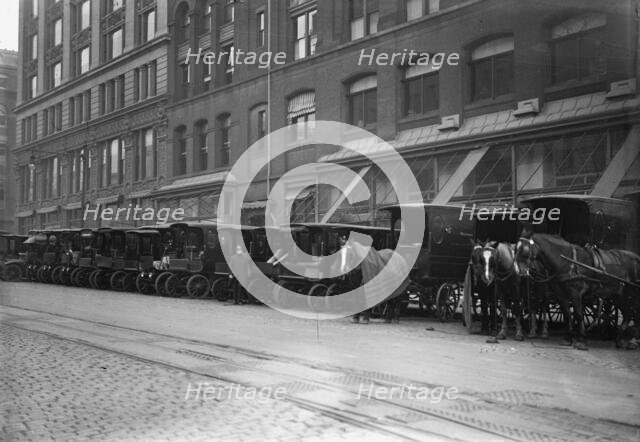 Woodward & Lothrop's Department Store, Washington, D.C. Trucks, 1912. Creator: Unknown.