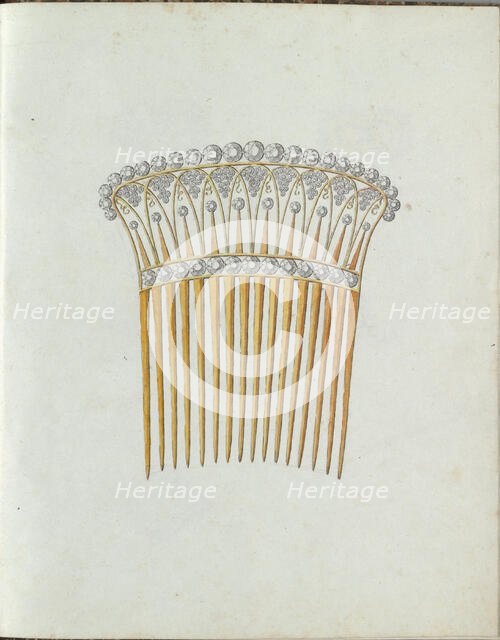 Hair comb with sixteen teeth, c.1800-c.1810. Creator: Carl Friedrich Bärthel.