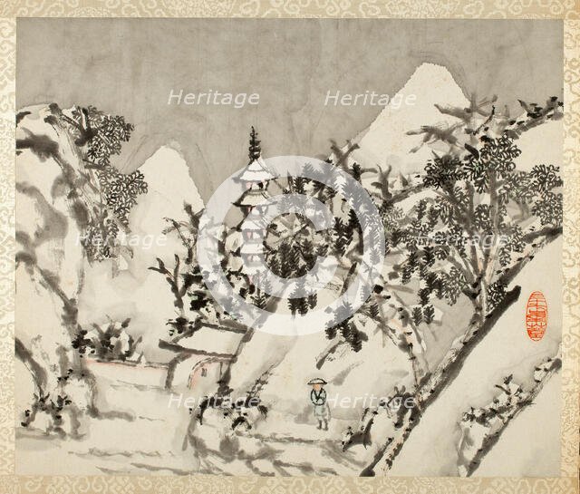 Landscapes for Liu Songfu, Qing dynasty (1644-1911), 1895/96. Creator: Xugu.