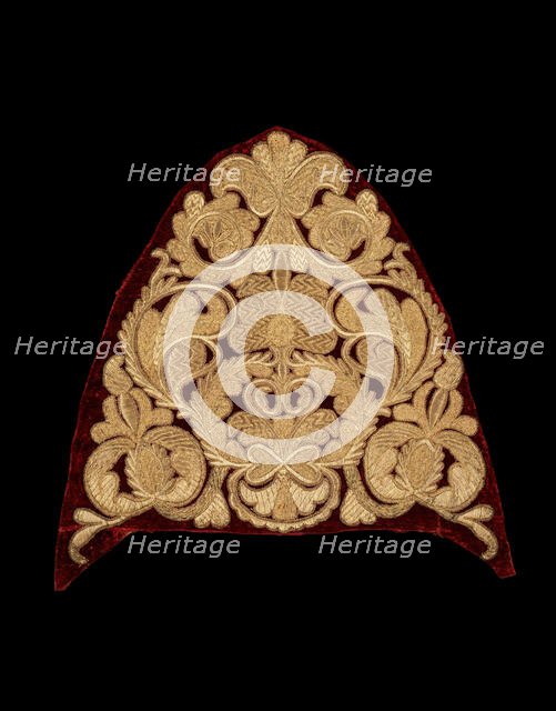 Headdress, Russian, 1830-80. Creator: Unknown.