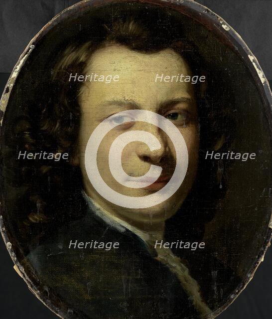 Portrait of George van der Myn, Painter, 1750-1763. Creator: Frans van der Mijn.