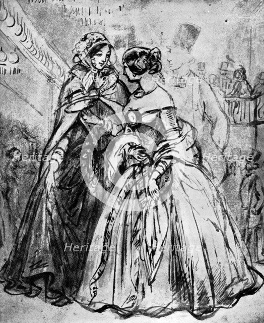 'At Mabille's', 19th century, (1930).Artist: Constantin Guys