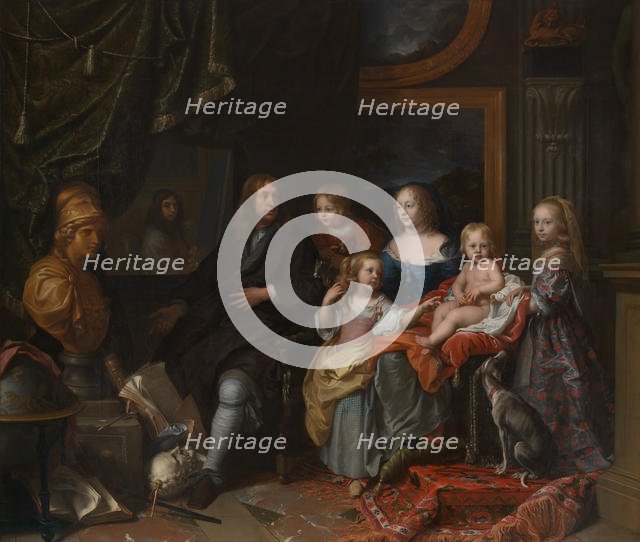Everhard Jabach (1618-1695) and His Family, ca. 1660. Creator: Charles le Brun.