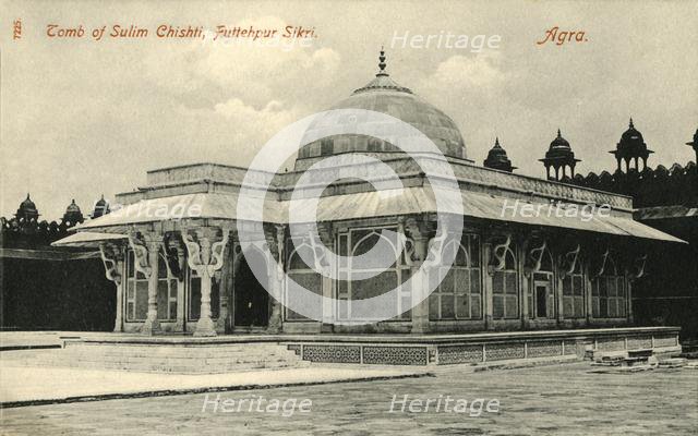 'Tomb of Sulim Chishti, Futtehpur Sikri. Agra'. Creator: Unknown.