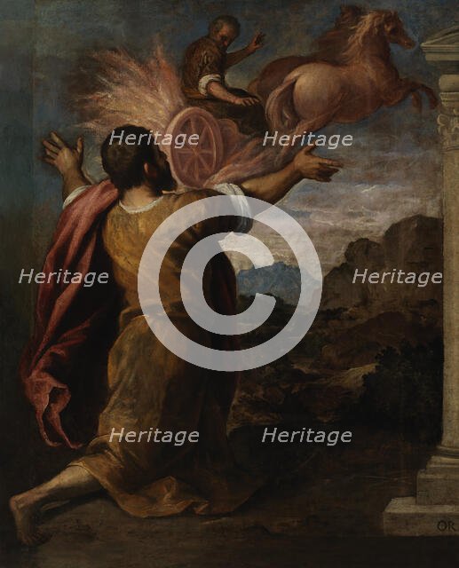 Elijah’s Ascent to Heaven, c1570-1628. Creator: Jacopo Palma.