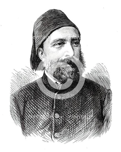 The Assassinations at Constantinople: Midhat Pasha, Minister without Portfolio, 1876. Creator: Unknown.