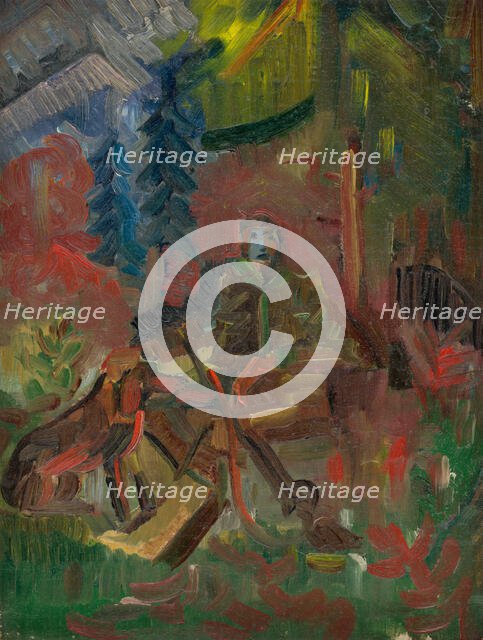 Resting Huntsman, 1935-1940. Creator: Arnold Peter Weisz-Kubincan.