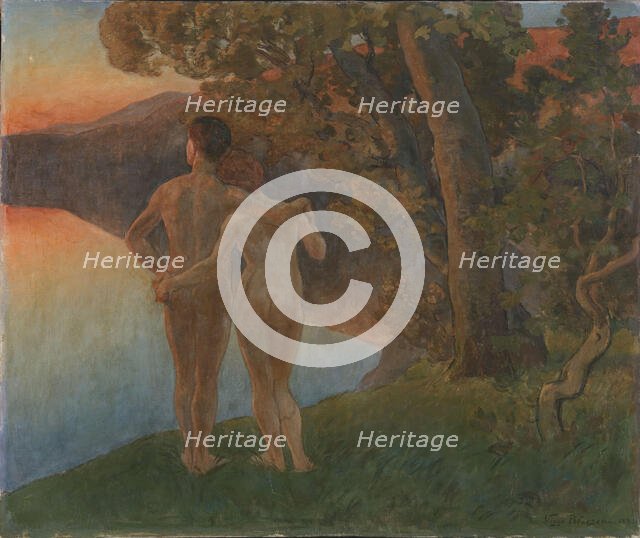 Dusk Hour, 1893. Creator: Viggo Christian Frederik Vilhelm Pedersen.