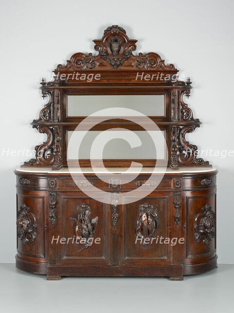 Sideboard, 1850/57. Creator: Alexander Roux.