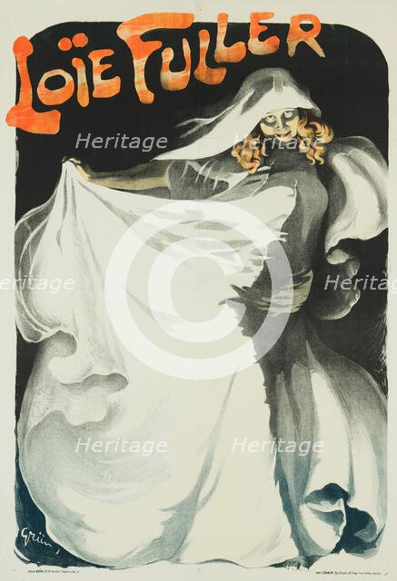 Loïe Fuller, c1900. Creator: Grün, Jules-Alexandre (1868-1938).