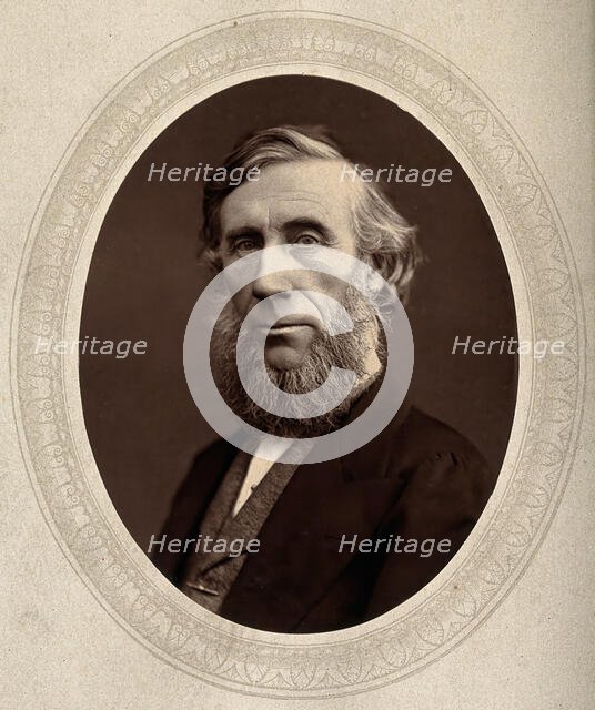 John Tyndall, late 19th century.  Creator: Lock & Whitfield.