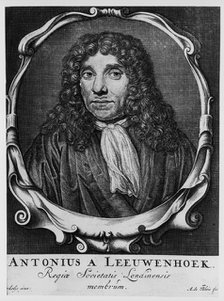 Antoni van Leeuwenhoek, Dutch pioneer of microscopy, c1660. Artist: Abraham de Blois