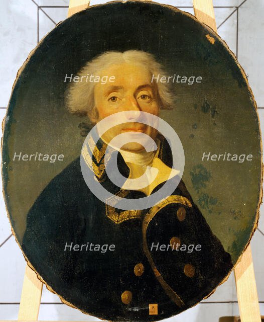 Portrait d'un général de division entre 1791 et 1794, between 1791 and 1794. Creator: Joseph Boze.