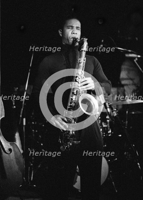 David Sanchez, Pizza Express, Dean St, London, Nov 2001. Creator: Brian O'Connor.