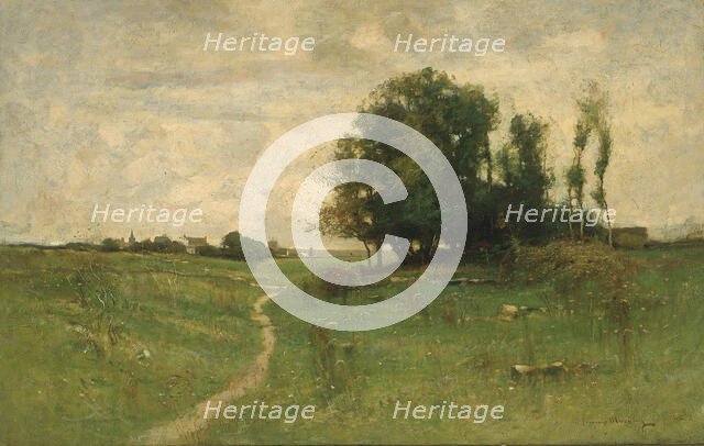 The Path to the Village, 1882. Creator: John Francis Murphy.