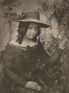 Camera Work: Girl in Straw Hat, 1912. Creators: David Octavius Hill, Robert Adamson.